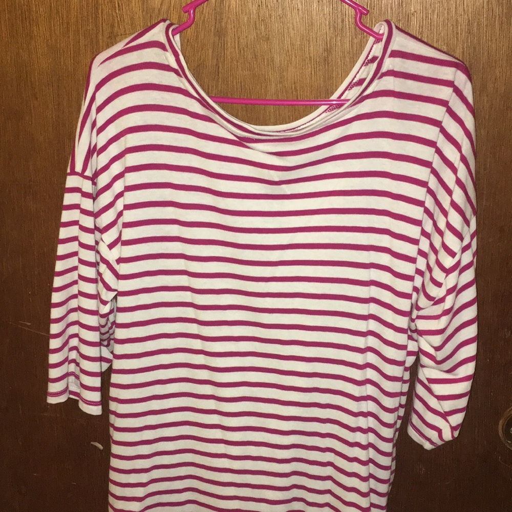 Red Stripped Top